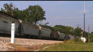 preview picture of video 'CSX G997 Grain Train at Acworth, GA'