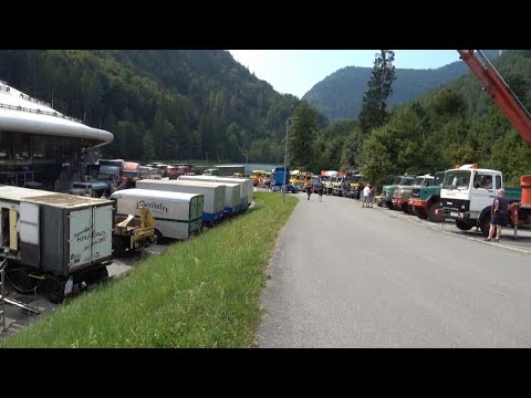 7. LKW & Bus Oldtimer Treffen 2025  in Inzell im Chiemgau , 90 Fahrzeuge nahmen teil.