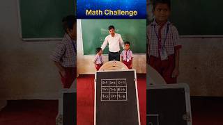 Math Challenge | Speed and accuracy | innovative ideas | Memory game #challenge #maths #challenge