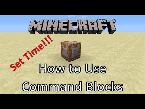 How to Set Time in Minecraft with Command Blocks