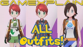 All Boy & Girl Clothing Options in Pokémon Sword & Shield!
