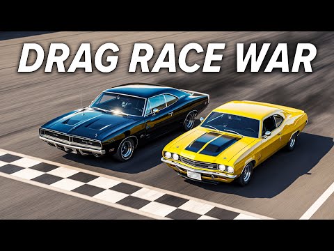 Hemi 426 vs Chevelle SS 454 LS6 Drag Race Showdown!