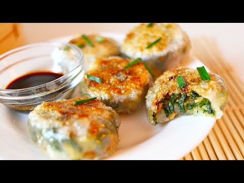 VEGAN DIM SUM - PAN FRIED CHIVE DUMPLINGS!!