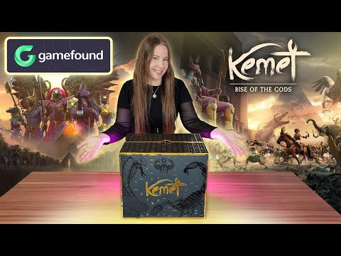 Kemet: Rise of the Gods társasjáték dobozbontás, ismertető és vélemény - VÉGRE MEGÉRKEZETT! - Játék az élet