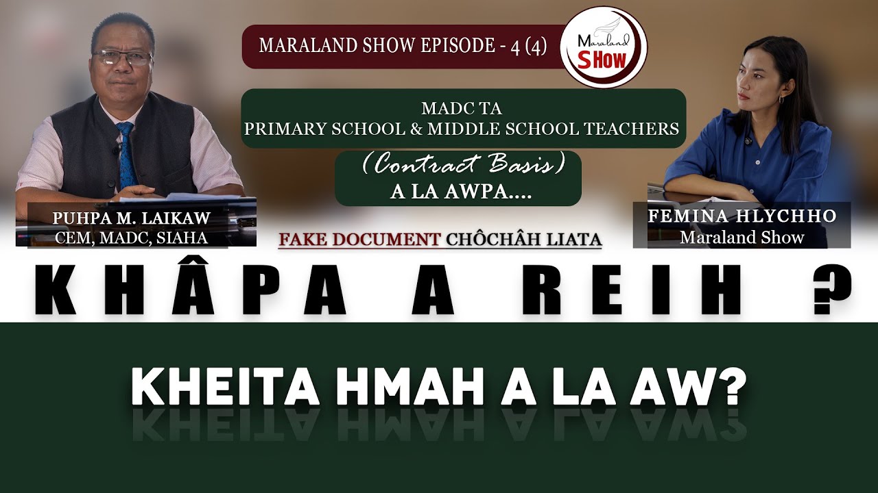 Puhpa M. Laikaw, CEM, MADC Apakyhna | Maraland Show, Episode 4.4