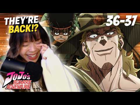 Hol Horse and....Boingo?? 🤡 | JoJo's Stardust Crusaders Ep 36 and 37 REACTION