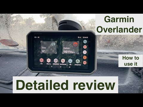 Garmin Overlander off road navigation review and how to use it. Overlanding Australia.