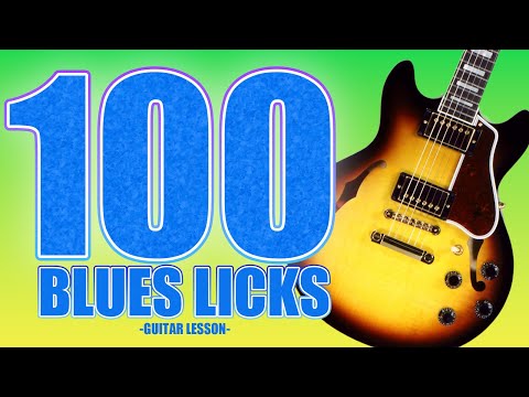 100 BLUES LICKS YOU MUST KNOW | Part.7 - Blues Guitar Lesson