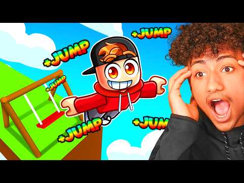 FLYING MAX DISTANCE IN ROBLOX SWINGING SIMULATOR!
