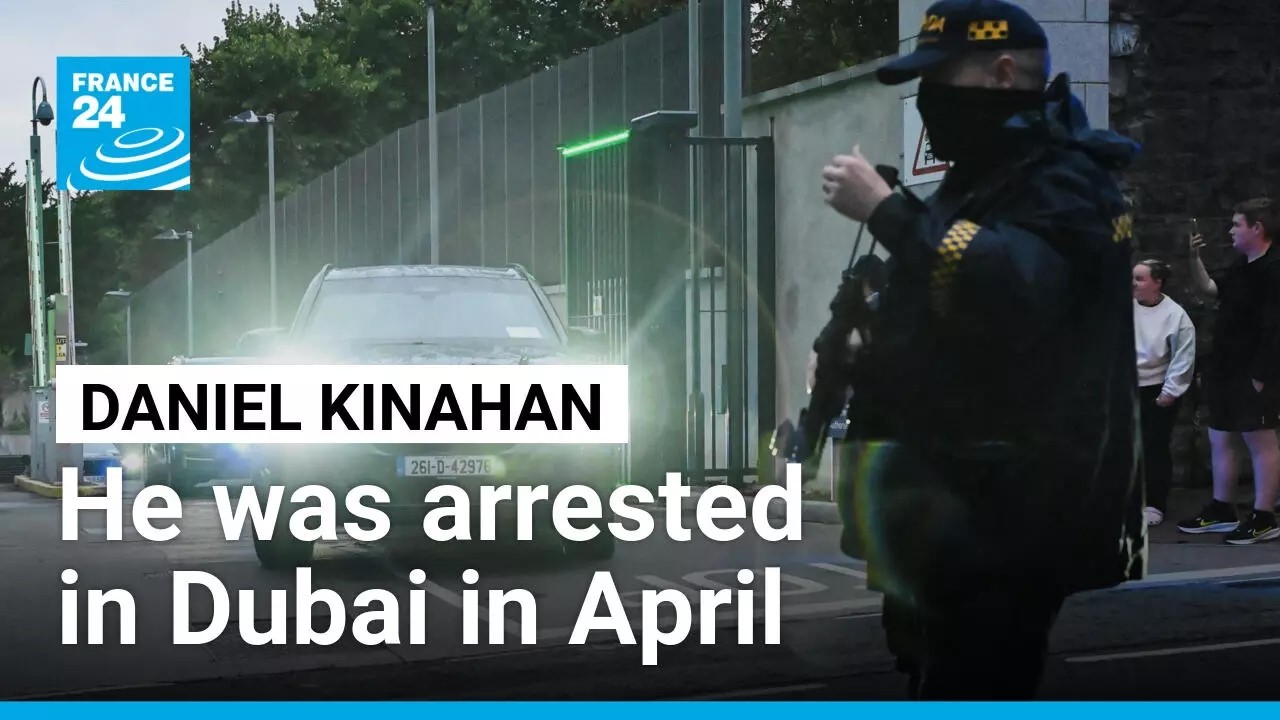 Suspected crime boss Daniel Kinahan lands in Dublin after extradition from Dubai • FRANCE 24