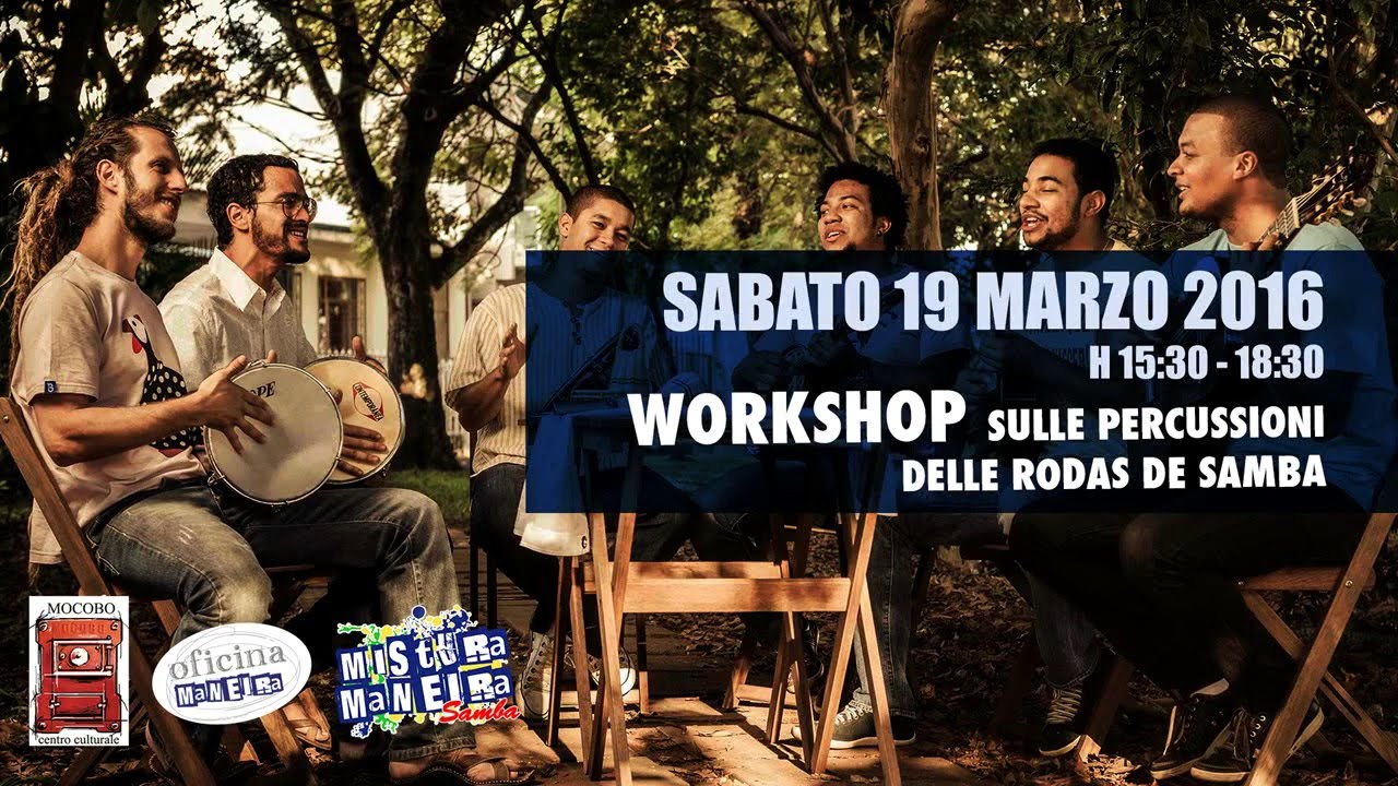 Workshop sulle percussioni delle Roda de Samba - Riscaldamento