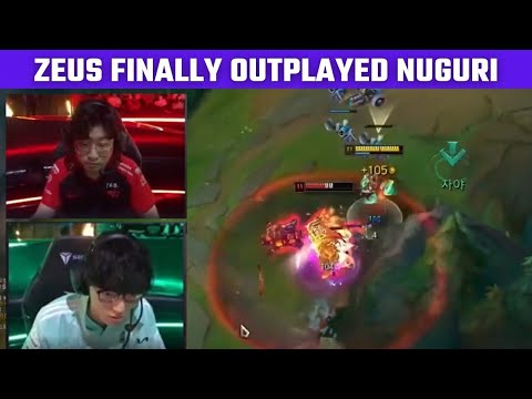 ZEUS Outplaying NUGURI | T1 VS DK 2022 | LCK SUMMER 2022 | ONIVIA HIGHLIGHTS