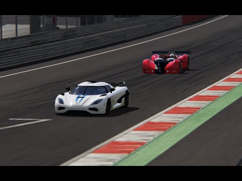 Ferrari Celeritas vs Koenigsegg Agera at Red Bull Ring