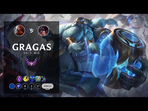 Gragas Mid vs Akali - EUW Master Patch 12.19