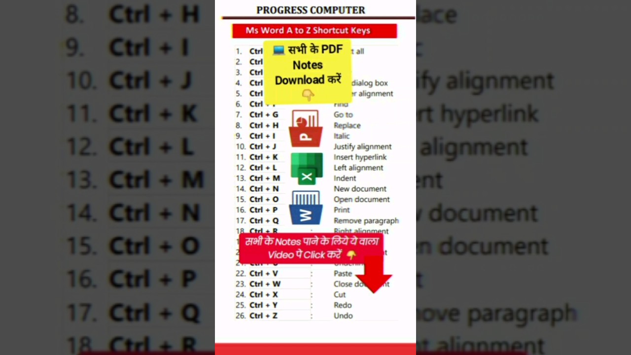 download pdf notes for free #notes #exceltutorial #words #msoffice #shortsvideo #shorts #shortvideo
