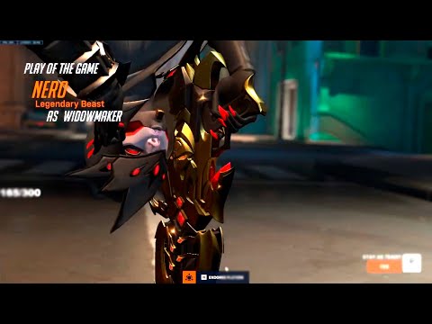 NERO TOP 500 WIDOW GAMEPLAY - POTG! [ OVERWATCH 2 SEASON 4 TOP 500 ]