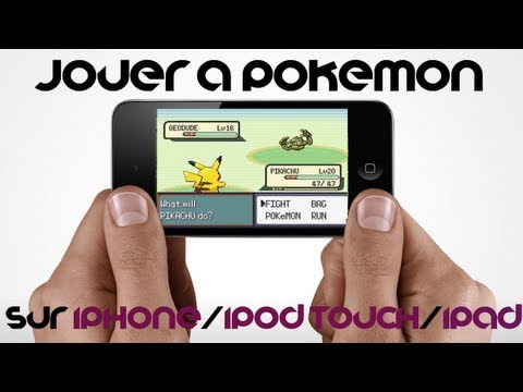 comment jouer pokemon sur iphone