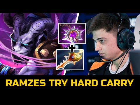 RAMZES TRY HARD CARRY USING RIKI - HARD GAME RANK USING SMURF