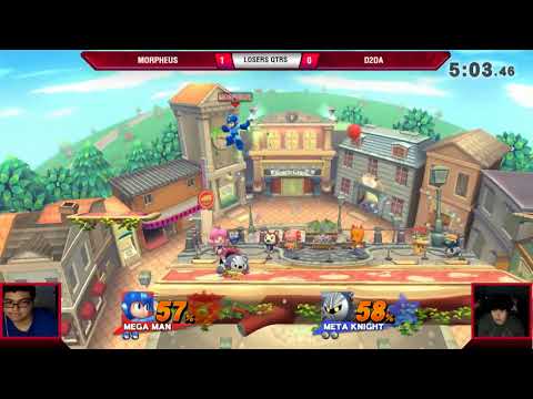 VS Weekly 8/31/17 - Losers Qtrs - Morpheus (Mega Man) vs D2da (Meta Knight) - Smash 4