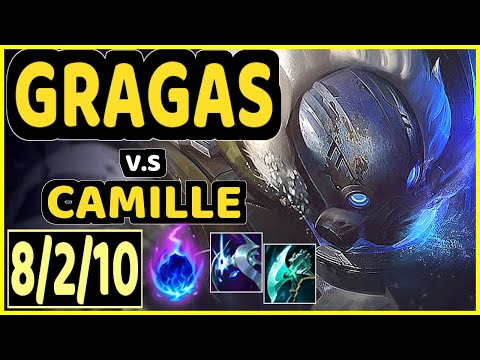 GRAGAS vs CAMILLE - 8/2/10 KDA TOP GAMEPLAY - BR Ranked GRANDMASTER