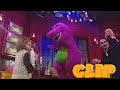 Barney Makes An Appearance At Regis And Kelly CLIP SUBSCRIBE