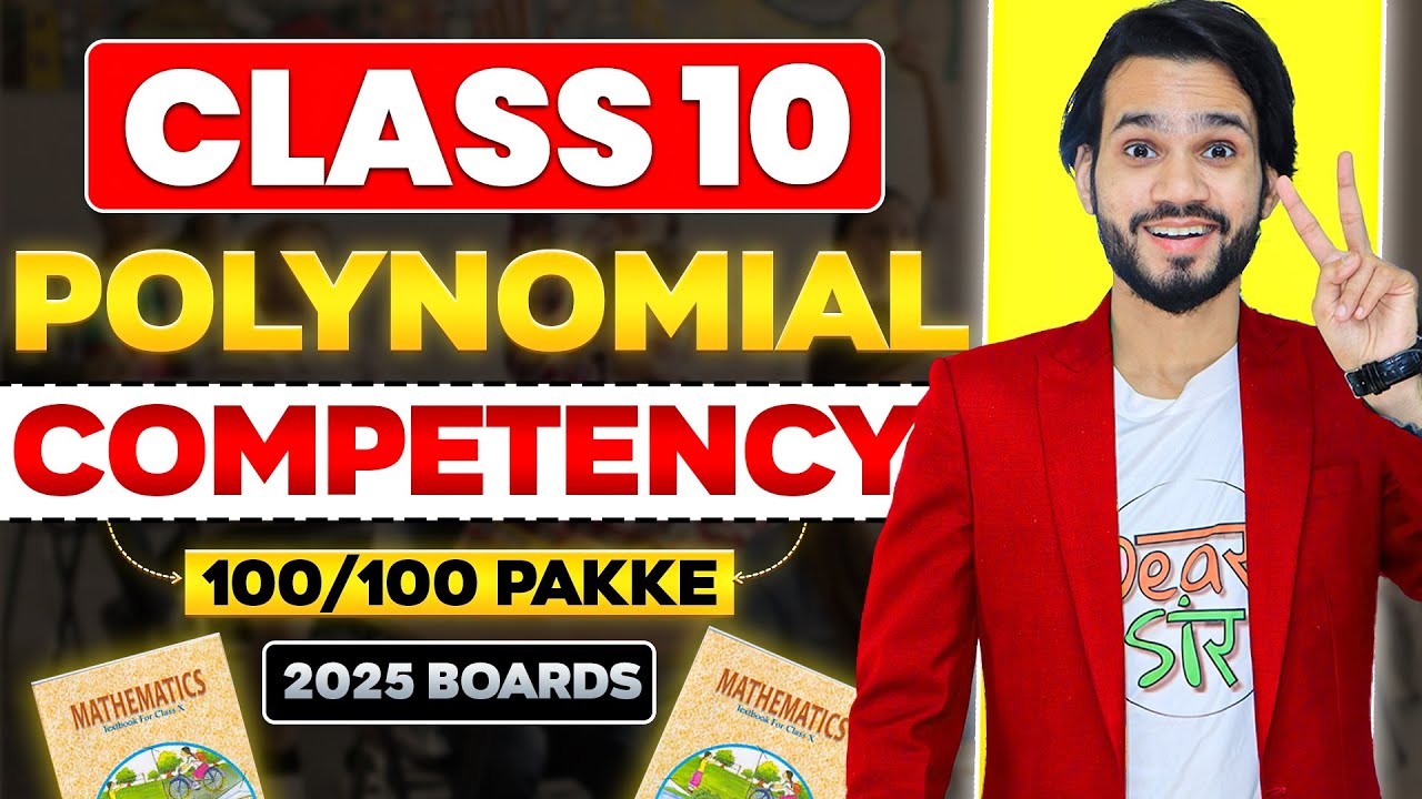 Polynomials In One Shot | Class 10th Maths Chapter 2  | ALL COMPETENCY BASED QUESTIONS | SOLUTIONS
