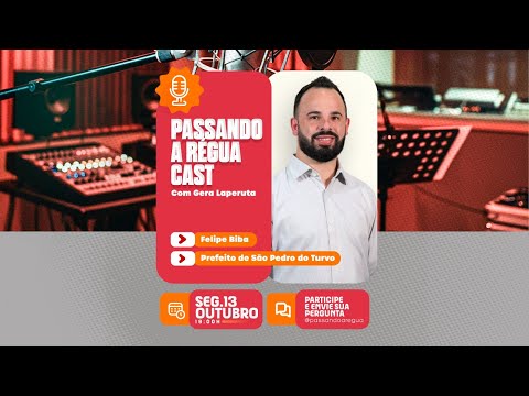 Passando a Régua Cast 72- Prefeito de São Pedro do Turvo, Felipe Biba