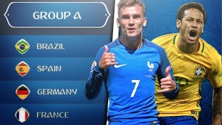 What if the WORLD CUP Groups Were RANDOMIZED?! - FIFA 18 Career Mode World Cup