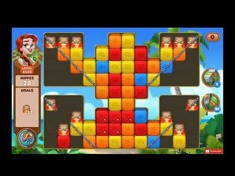 Lost Island Blast Adventure Level 1422 NO BOOSTERS - A S GAMING ✔