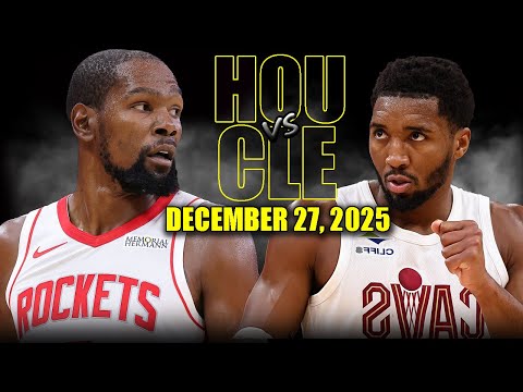 Houston Rockets vs Cleveland Cavaliers Full Game Highlights – December 27, 2025 | NBA Season