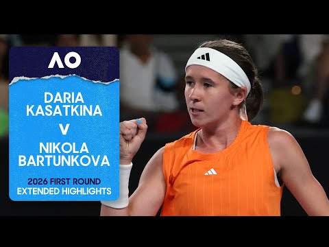 Daria Kasatkina v Nikola Bartunkova Extended Highlights | Australian Open 2026 First Round