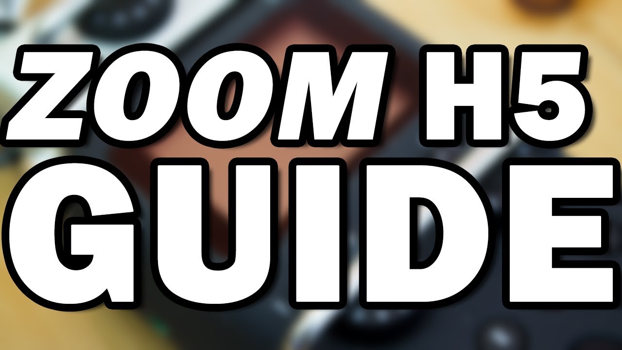 Zoom H5 Audio Recorder Review and Tutorial