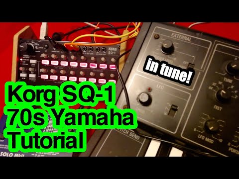 Yamaha CS series + Korg SQ-1 tutorial