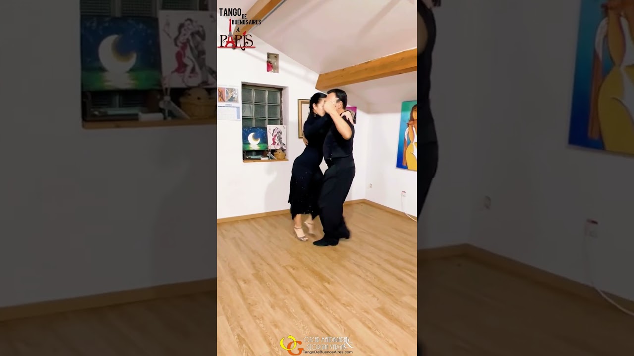 Demo 2 Giro Milnguero combinado #vals  Georgina Vargas Oscar Mandagaran #tangodance #tango