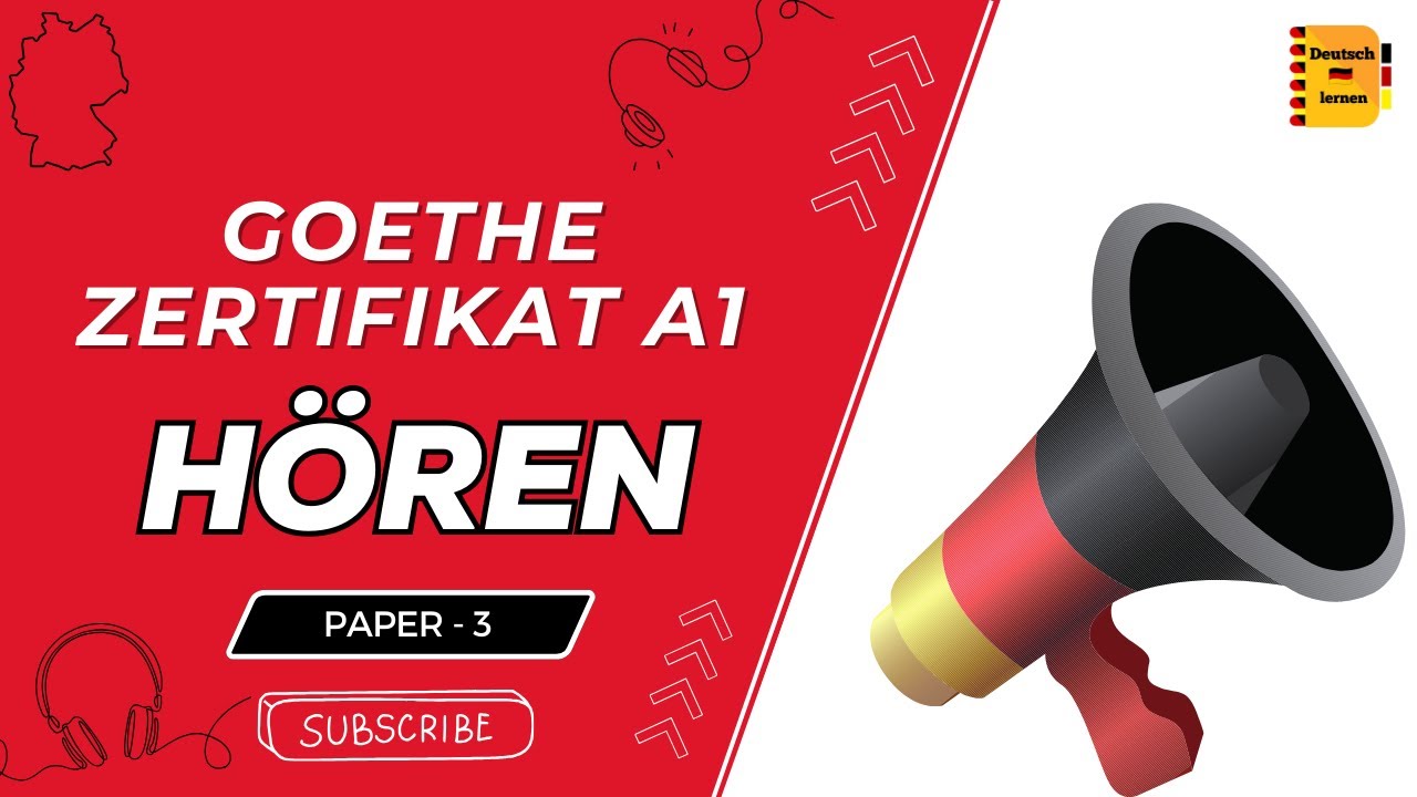 Goethe A1 Modelltest Paper: Alle 4 Teile – Hören mit Lösungen | Start Deutsch Zertifikat Exam 2026