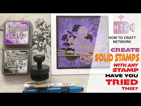 SOLID STAMPING USING ANY STAMPS YOU HAVE IN YOUR STASH!