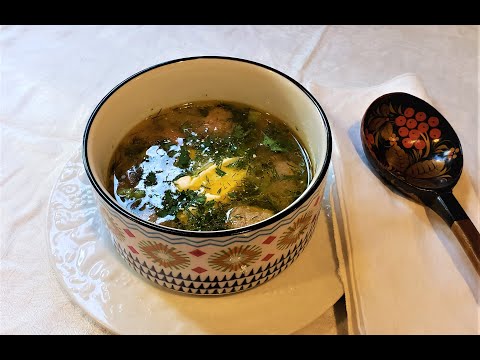 Cold Winter Day? Russian Meatball Soup Remedy. (Суп с Фрикадельками)