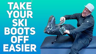Take your ski boots off easier - Ski Boot Tips