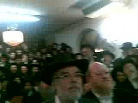 Rabbi Lefkowitz Ztz"l at Modzitz-Nadvorna Sheva Bruchos
