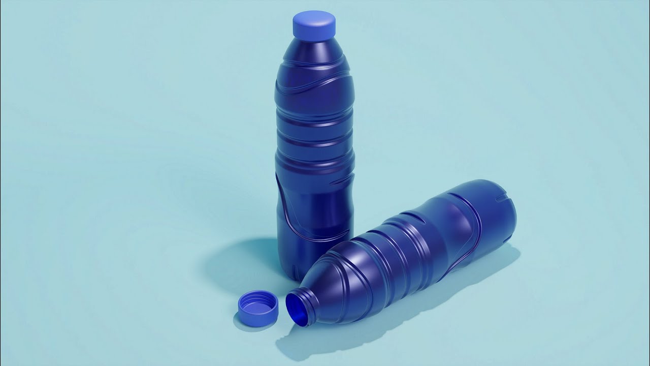 Modelo de botella de l&iacute;quido especialmente dise&ntilde;ado de 600 cc: mire el v&iacute;deo Modelo de impresión 3D