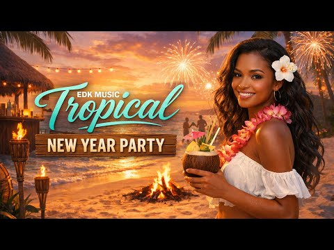 Tropical New Year Party - Chill Beach Vibes  - Tropical Vacation Music  - EDK Music