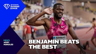 Rai Benjamin beats Warholm and Dos Santos in Monaco 400m hurdles   Wanda Diamond League 2024