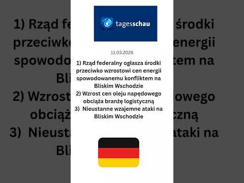 Niemieckk dziennik telewizyjny 11 marca