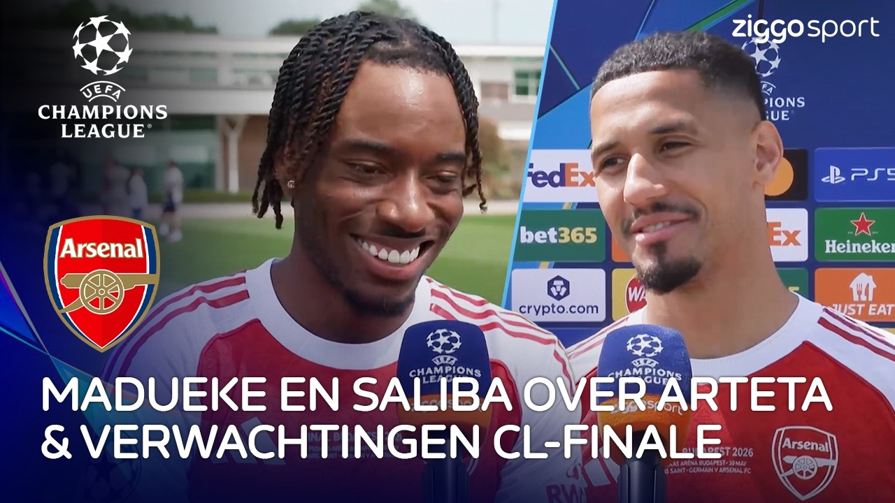 "Beste verdediging tegen de beste aanval, het wordt een topwedstrijd"🤩| Interviews Madueke & Saliba
