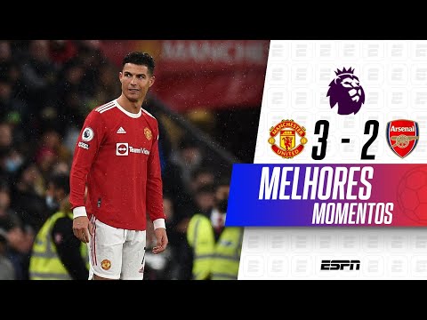 MANCHESTER UNITED VENCE O ARSENAL EM JOGAÇO ELETRIZANTE, E CRISTIANO RONALDO CHEGA AO GOL 800