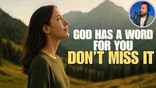 God Showed Me This for You --LISTEN NOW!