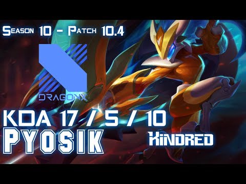 DRX Pyosik KINDRED vs GRAGAS Jungle - Patch 10.4 KR Ranked