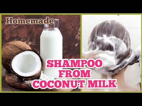 #naturalshampoo #coconutmilk #softhair HOMEMADE...