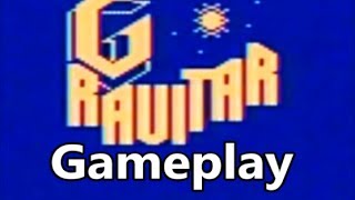 Gravitar Atari 2600 Gameplay - The No Swear Gamer
