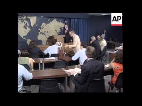 USA: WASHINGTON: PRESIDENT CLINTON OFFERS THANKS TO LAW OFFICERS